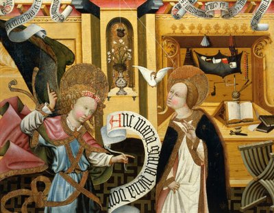 La Anunciación, retablo de Verdú de Jaume Ferrer