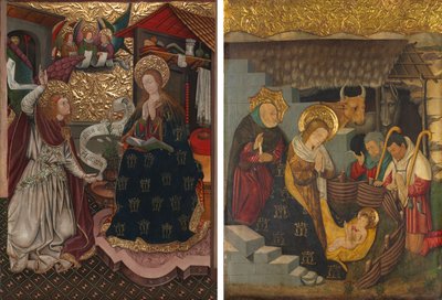 La Anunciación y La Natividad de Jaume Ferrer