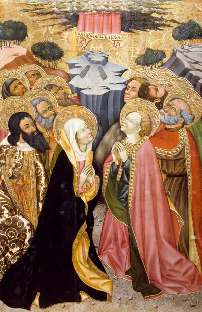 La Ascensión de Cristo, retablo de Verdú de Jaume Ferrer
