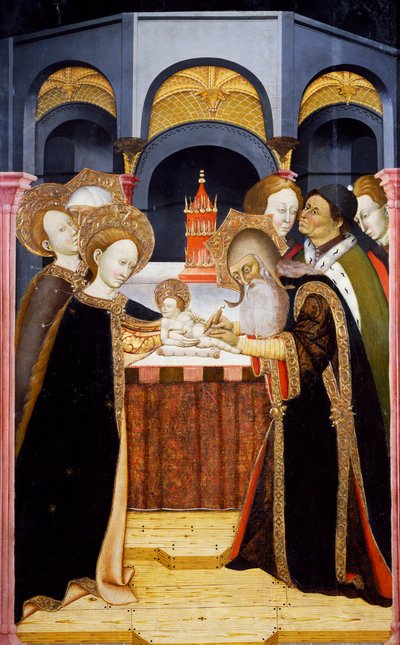 La Circuncisión, retablo de Verdú de Jaume Ferrer