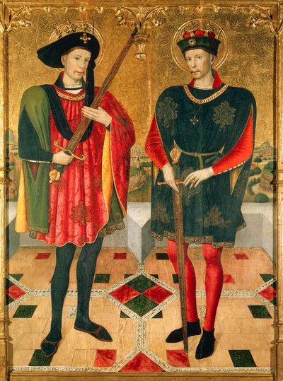 San Abdón y San Senén, mártires que murieron en Roma alrededor del 303 bajo las persecuciones del Emperador Diocleciano de Jaume Huguet