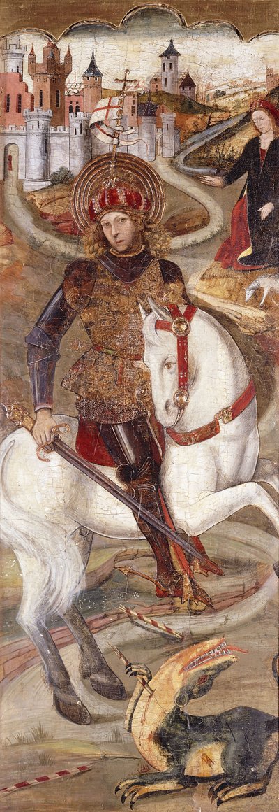San Jorge y el dragón de Jaume Huguet