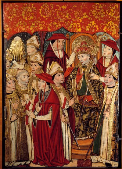 La elección de San Fabián al papado (236 a 250) de Jaume Huguet
