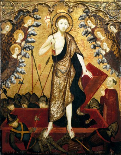 Resurrección de Cristo, panel del Retablo del Santo Sepulcro de Jaume Serra