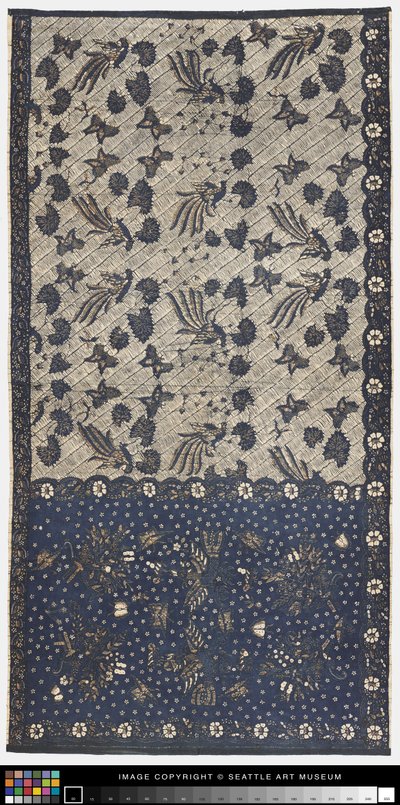 Sarong (kain kapala) de Javanese School