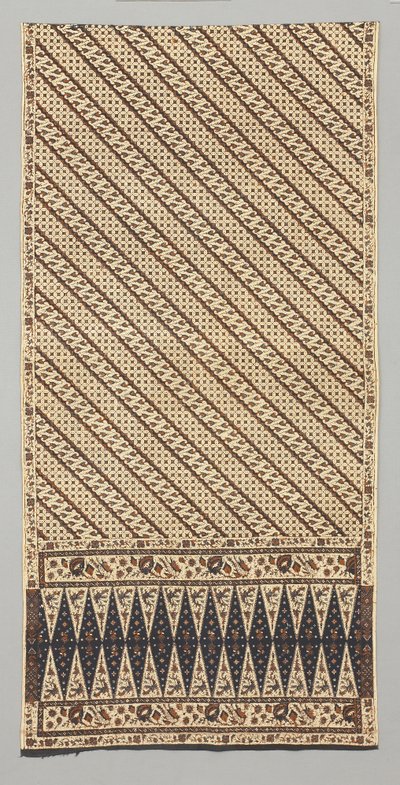Sarong (kain kapala) de Javanese School