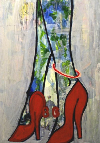 86, 2012 (técnica mixta sobre papel de acuarela montado en panel con receta en el reverso) de Jay Batlle