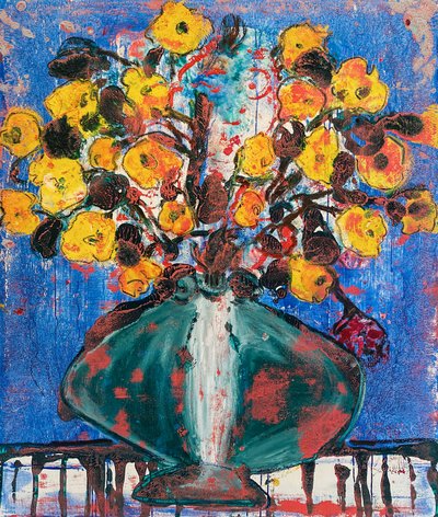 Fleur De Sel nº 19 Hiding In Plain Sight, 2021 (óleo sobre lienzo) de Jay Batlle