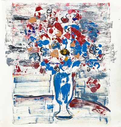Fleur De Sels nº 34 Paseos serios, 2021 (óleo sobre papel) de Jay Batlle
