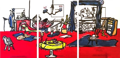Just Enough, 2016 (técnica mixta sobre papel de acuarela montado en panel con receta en el reverso) de Jay Batlle