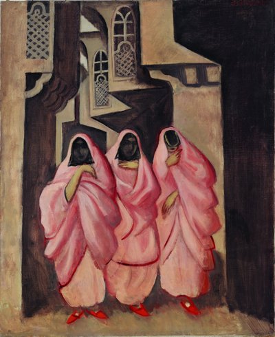Tres Mujeres en la Calle de Bagdad de Jazeps Grosvalds