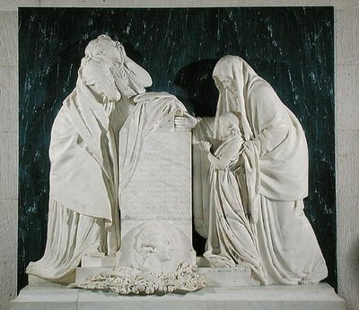 Monumento para el corazón de Victor Charpentier (1732-76) Conde de Ennery de Jean Antoine Houdon