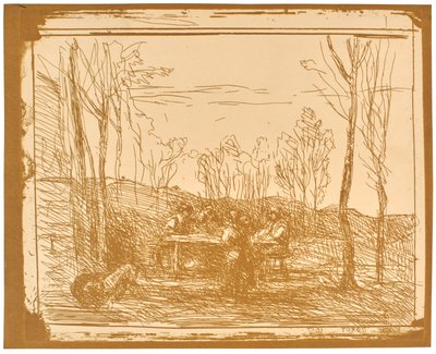 Almuerzo en el claro de Jean-Baptiste-Camille Corot