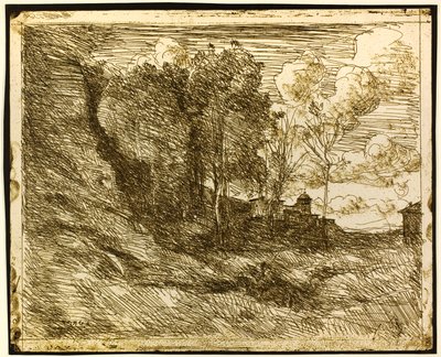 Recuerdo de Ostia de Jean-Baptiste-Camille Corot