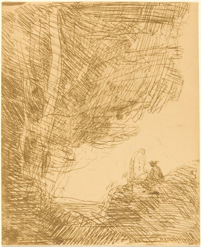 El poeta y su musa de Jean-Baptiste-Camille Corot