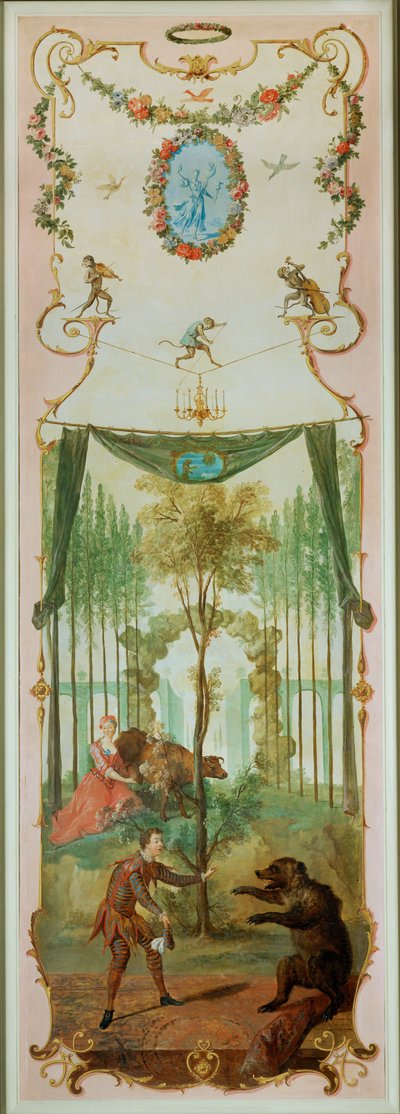 La comedie burlesque - La comedia burlesca ... de Jean-Baptiste (school of) Oudry