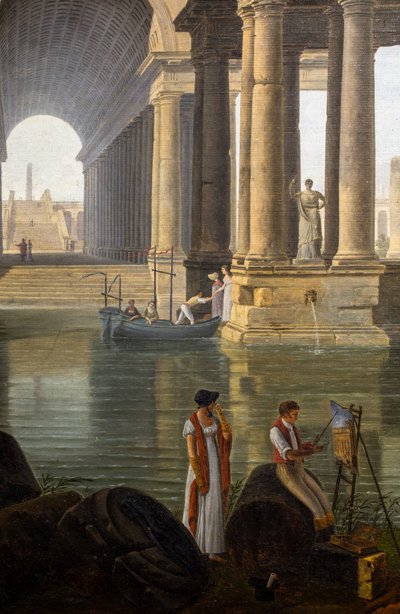Ruinas de un antiguo baño de Jean Baptiste Berlot