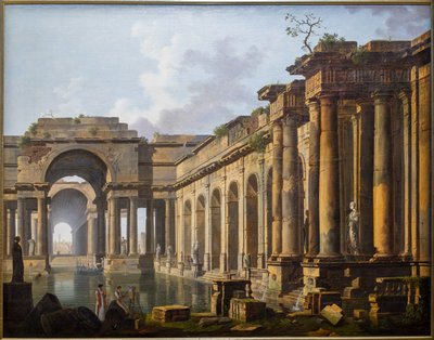 Ruinas de un antiguo baño de Jean Baptiste Berlot