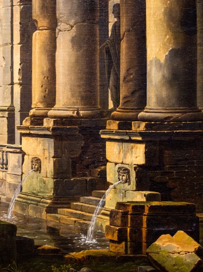 Ruinas de un antiguo baño de Jean Baptiste Berlot
