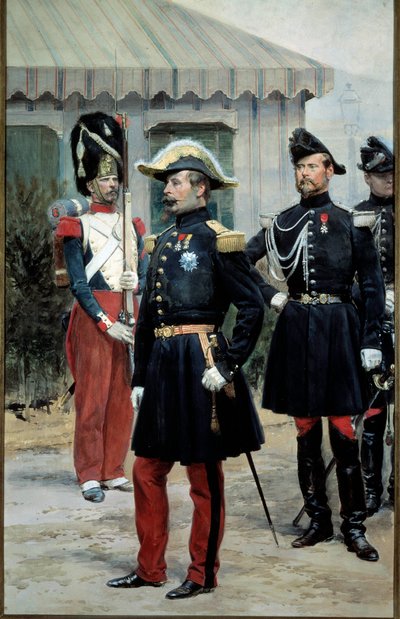 Retrato del Emperador Napoleón III (1808-1873) de Jean Baptiste Edouard Detaille