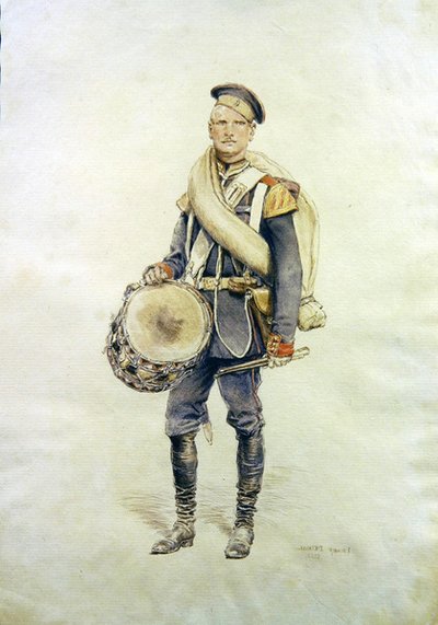 Retrato de un tamborilero de Jean Baptiste Edouard Detaille
