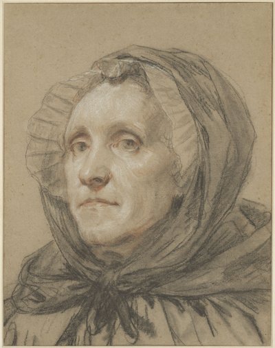 Retrato de la madre del artista de Jean-Baptiste Greuze