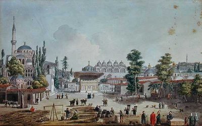 Vista de Tophane, Karakoy de Jean Baptiste Hilair