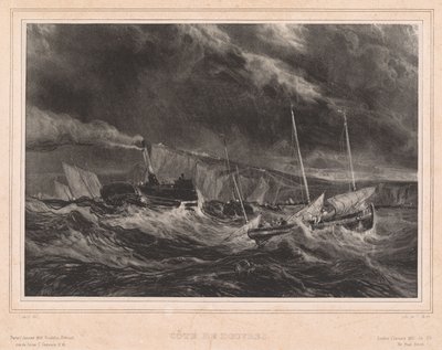 Costa de Dover de Jean-Baptiste Isabey