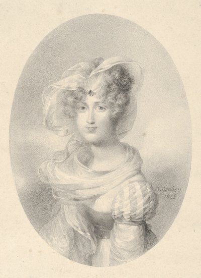 Retrato de la señora Ditte-Harmite de Jean-Baptiste Isabey