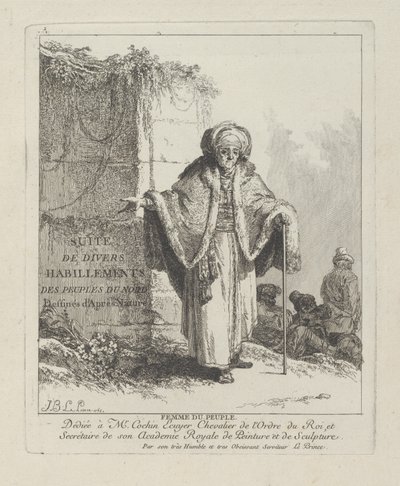 Mujer del pueblo, lámina uno de 