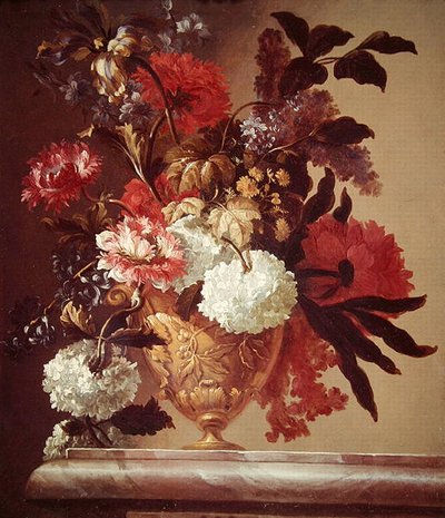 Flores en un jarrón de Jean Baptiste Monnoyer
