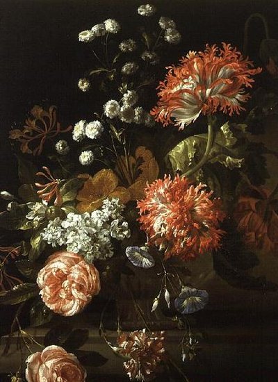 Bodegón de flores variadas de Jean Baptiste Monnoyer
