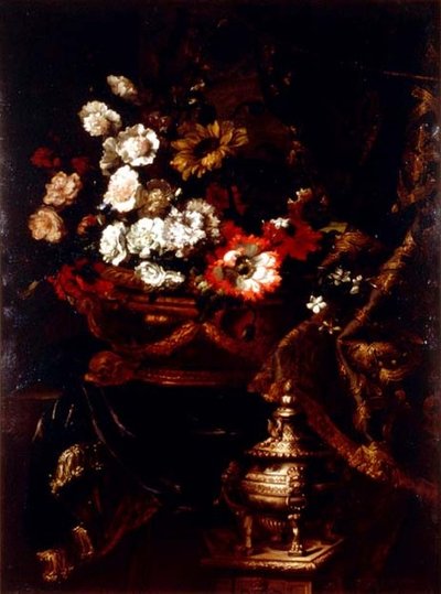 Naturaleza muerta de flores de Jean Baptiste Monnoyer