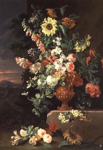 Girasoles, dedaleras, etc. de Jean Baptiste Monnoyer