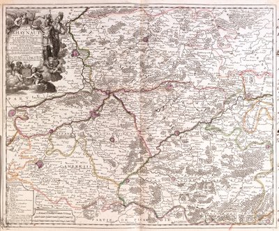 Bélgica (Región: Región Valona), Francia (Región: Norte-Paso de Calais, Picardía, Champaña-Ardenas) de Jean Baptiste Nolin