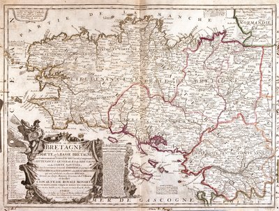 Bretaña, este de Países del Loira, Francia de Jean Baptiste Nolin