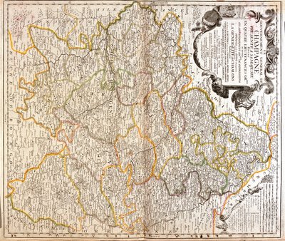 Champaña-Ardenas, Picardía, Lorena, Franco Condado, Borgoña, Île-de-France, Francia de Jean Baptiste Nolin