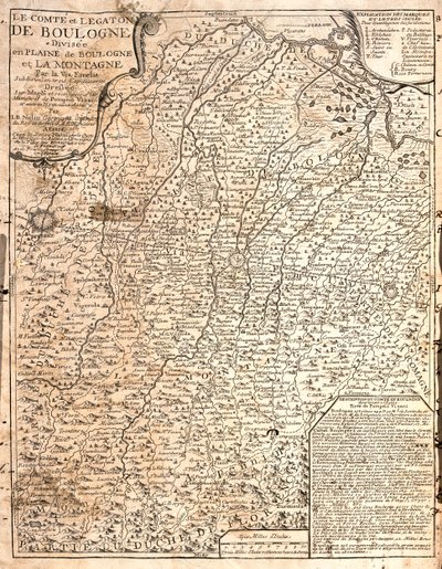 Emilia-Romaña oriental, Toscana nororiental, Italia de Jean Baptiste Nolin