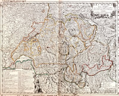 Francia (Región: Lorena, Alsacia, Franco Condado, Ródano-Alpes), Suiza, Alemania (Estado: Baden-Wurtemberg, Baviera), Liechtenstein, Austria (Estado: Voralberg), Italia (Región: Lombardía, Piamonte, Valle de Aosta). de Jean Baptiste Nolin