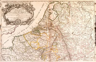Francia (Región: Alta Normandía, Norte-Paso de Calais, Champaña-Ardenas, Picardía), Bélgica, Países Bajos, Alemania (Estado federado: Baja Sajonia, Renania del Norte-Westfalia, Hesse, Renania-Palatinado, Sarre), Luxemburgo. de Jean Baptiste Nolin