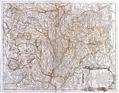 Alemania (Estado: Baviera), República Checa (Región: Karlovy Vary, Ústí nad Labem), Austria (Estado: Alta Austria, Salzburgo, Tirol) de Jean-Baptiste Nolin