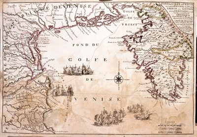 Italia (Región: sudeste del Véneto), Eslovenia (Región estadística:CoastalKarst), Croacia (Condado: Istria) de Jean Baptiste Nolin