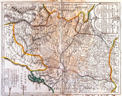 La Rioja, Navarra, Aragón, Cataluña, Comunidad Valenciana, Castilla-La Mancha, Madrid, Castilla y León, España de Jean-Baptiste Nolin