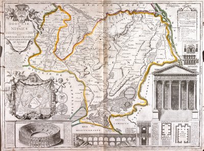 Languedoc-Rosellón, Francia de Jean Baptiste Nolin