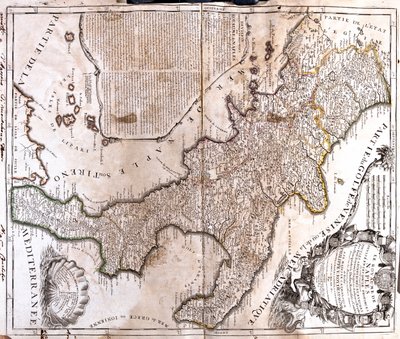 Lazio, Abruzos, Molise, Apulia, Basilicata, Calabria, Campania, Italia de Jean-Baptiste Nolin