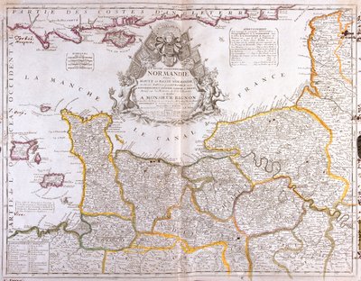 Norte-Paso de Calais, Picardía, Alta Normandía, Baja Normandía, Centro-Norte) Islas Anglonormandas , Francia de Jean Baptiste Nolin