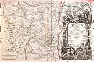 Ródano-Alpes, sureste de Auvernia, Francia de Jean Baptiste Nolin