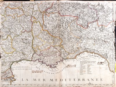 España (Comunidad Autónoma: Cataluña), Francia (Región: Borgoña, Franco Condado, Auvernia, Mediodía-Pirineos Oriental, Languedoc-Rosellón, Ródano-Alpes, Provenza-Alpes-Costa Azul), Suiza (Cantón: Neuchâtel, Berna, Lucerna, Zug, Schwyz, Glaris, sur de St. M de Jean Baptiste Nolin