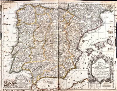España, Portugal de Jean Baptiste Nolin