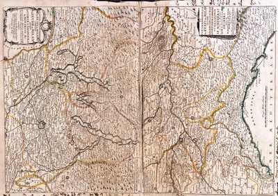 a) Italia (Región: Piamonte oriental, Lombardía meridional, Emilia-Romaña occidental, Liguria centro-oriental) b) Suiza ( Cantón: Tesino), Italia (Región: Piamonte oriental, Lombardía) de Jean Baptiste Nolin